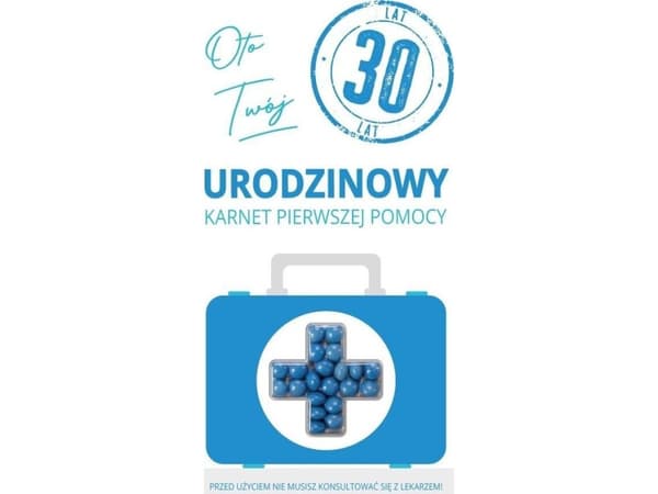 Karnet urodziny 30