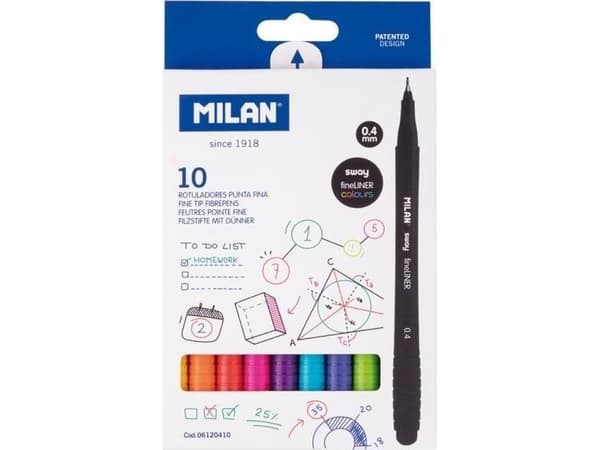 Sway Fineliner 10 färger MILAN