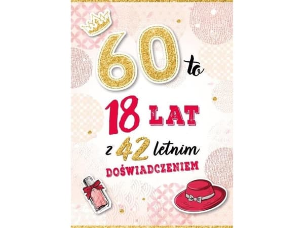 Födelsedagskort 60