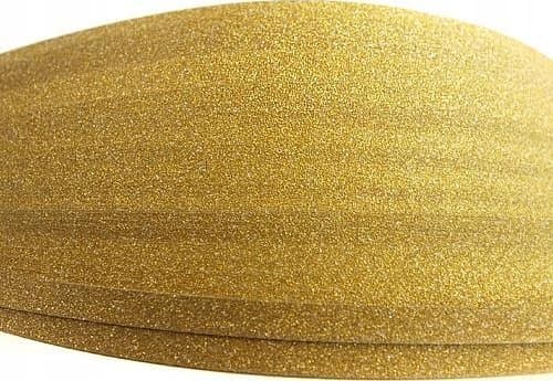 CreativeHobby Glitter quilling strips 5 mm/50 stk. - gylden