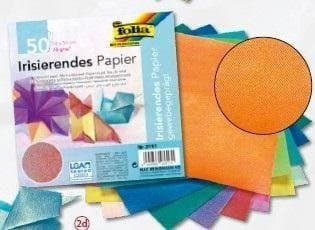 Skimrande tyg präglat papper 14x14cm 50-tal