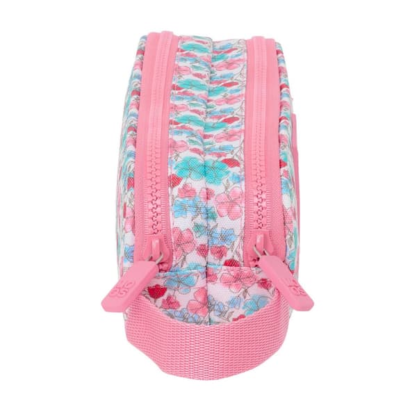 Double Carry-all Moos Flores Multicolour 21 x 8 x 6 cm