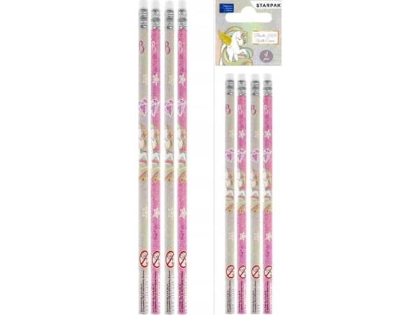 Starpak OLOWEK Z GUM HB UNICORN STK PBH OP4SZT36/432