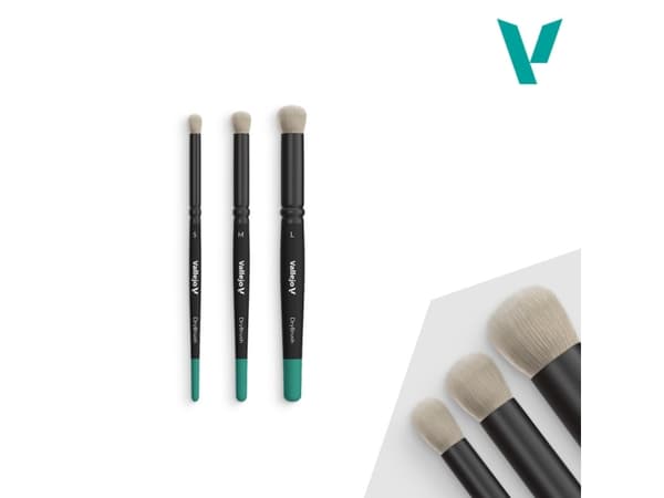 Vallejo B07990, Brush set, Dry brush, Synthetic