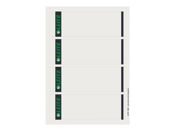 Leitz - Hevearmetikett - grå (en pakke 400) - for P/N: 10700000, 10720000, 10730000, 10920000, 11900000, 11940000