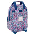 Miniatyrbild 3 av 3: School Bag Nait Nait Flores coimbra azul Blue 20 x 28 x 8 cm