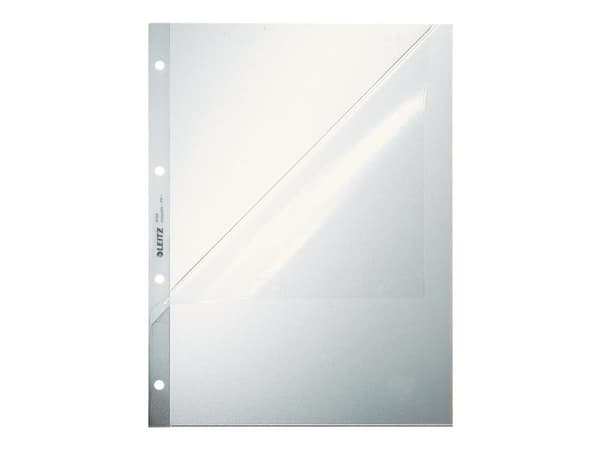Leitz - Topp- og sidematingsarkbeskytter - for A4 (210 x 297 mm) - gjennomsiktig