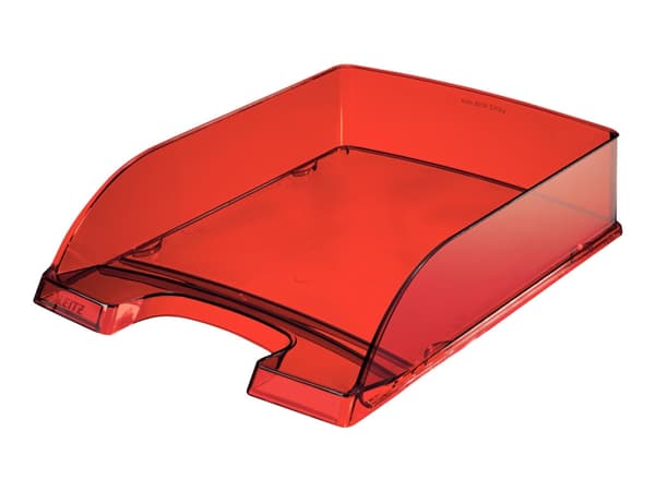 Leitz Plus - Brevfack - för A4 (210 x 297 mm) - genomskinligt mörkröd