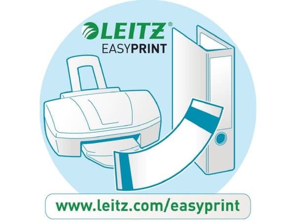 Leitz Standard - Presentationsringpärm - ryggbredd: 30 mm - för A4 Maxi - kapacitet: 100 ark - vit