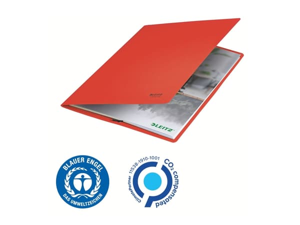 Leitz Recycle - Filmapp - för A4 (210 x 297 mm) - kapacitet: 250 ark - orange