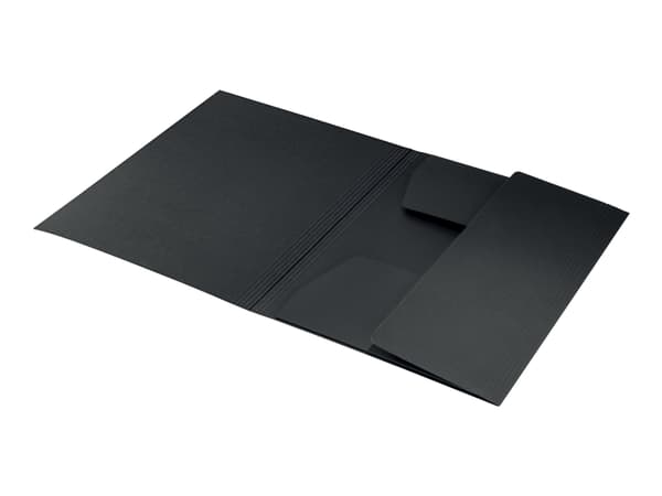 Leitz - 3-fliksmappe - for A4 (210 x 297 mm) - kapasitet: 250 ark - svart
