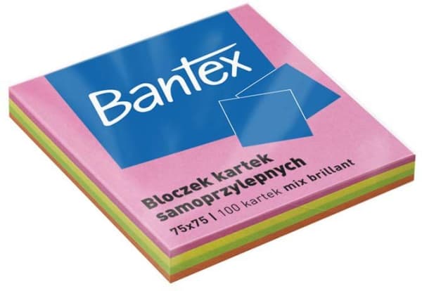 Bantex NOTES SAMOP.75X75 100 MIX BANTEX BRILLIANT - 400086389