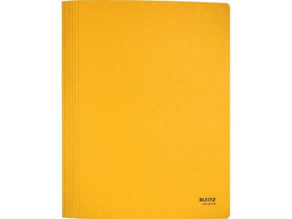 Leitz Recycle - Flat stangfil - for A4 (210 x 297 mm) - kapasitet: 250 ark - gul