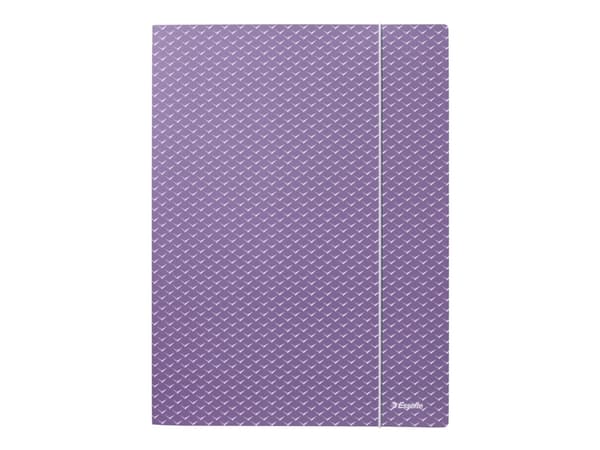 Esselte Colour'Breeze - 3-flikhållare - för A4 (210 x 297 mm) - kapacitet: 150 ark - lavendel