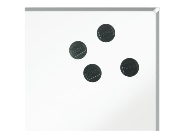 Nobo - Magnet - 3 cm diameter - svart (paket om 4) - för P/N: 1900930, 1901043, 1902454, 1902455, Q18090MB, QB05442CD, QBPE1290, QBPE1812, QBPE9060