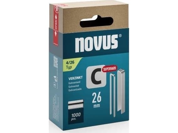 Novus Staples type C 4/26 NOVUS [1000 stk.]