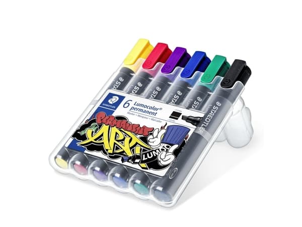 Staedtler Lumocolor permanent marker 350, 6 stykker