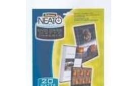 Fellowes NEATO DVD Case Inserts - DVD-boksinnlegg - matt hvit (en pakke 20)