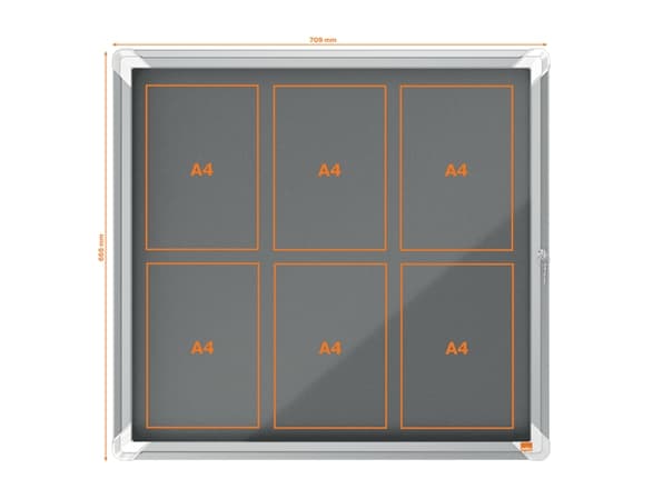 Nobo 1915328, 709 mm, 668 mm, 43 mm, 1,8 cm, 2,9 cm, 7,2 kg