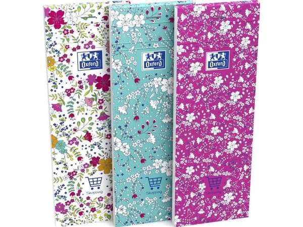Oxford Notebook Pad OXFORD FLORAL - handleliste 400111054