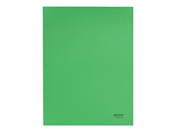 Leitz Recycle - 3-fliksmappe - for A4 (210 x 297 mm) - kapasitet: 250 ark - grønn