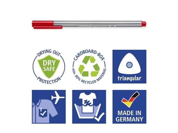 Staedtler triplus fineliner 334, 24 styck