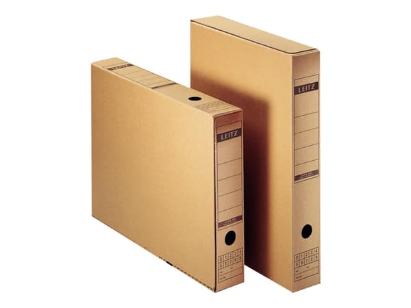 Leitz - Boksfil - for A4 - naturlig brun