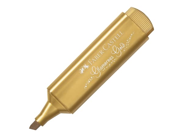 Faber-Castell TEXTLINER 46 Metallic - Markeringspenn - glamorous gold - vannbasert blekk - 1-2-5 mm