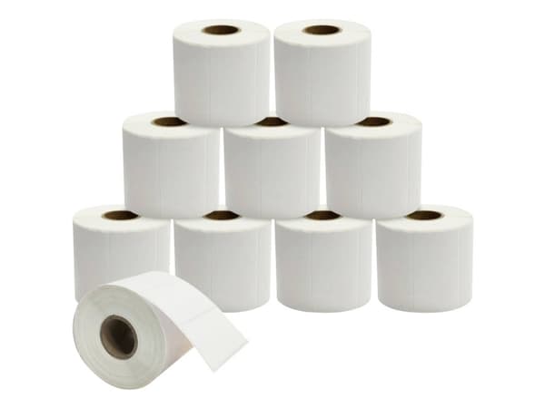 Renkforce etikettirulla 60 x 30 mm paperi Valkoinen 800 kpl Vahva tarttuvuus RF-5998012 Monikäyttöiset etiketit