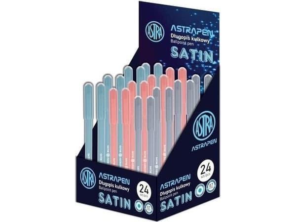Satin kulspetspenna (24 st) ASTRA