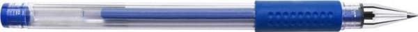 Waterproof gel ballpoint pen 0.5mm blue (12pcs)