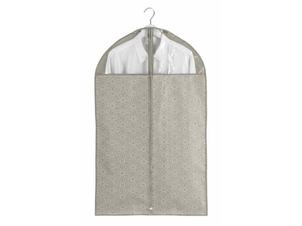 WENKO 64512100, Myk klesoppbevaringsbag, Taupe / brun, Fleece, Glidelås, 60 cm, 100 cm