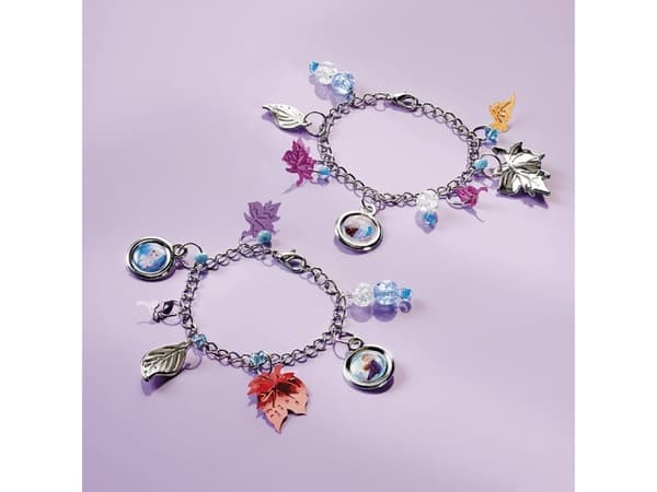 Totum Disney Frozen 2 Forest Charm Braceletes, Children''s jewellery bracelet making kit, 5 år, Flerfarget