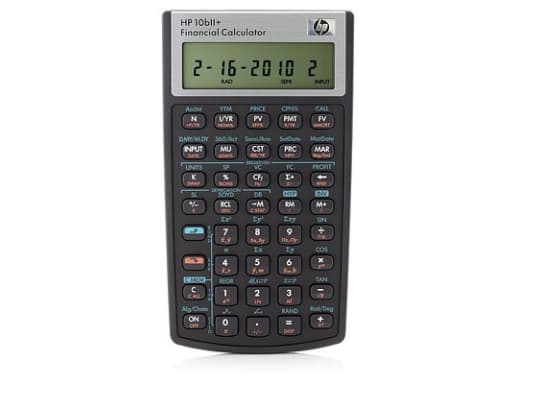 HP 10bII+ - Finansiell kalkulator - 12 sifre - batteri