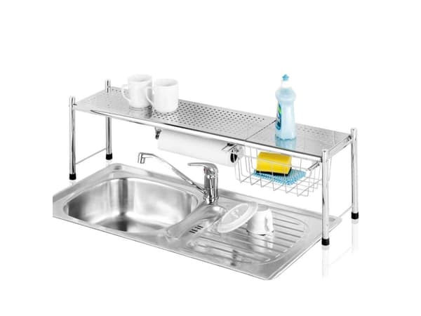 WENKO 2015012500, Bestickkorg, Metall, Krom, 1160 mm, 210 mm, 270 mm