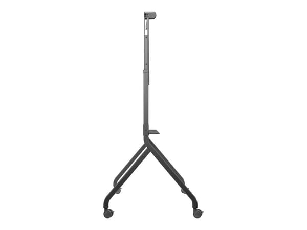 Multibrackets M Collaboration Floorstand - pyörillä varustettu vaunu - videoneuvottelujärjestelmän kaukosäätimelle - tumman antrasiitinharmaa - näytö