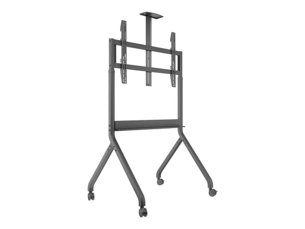 Multibrackets M Collaboration Floorstand - pyörillä varustettu vaunu - videoneuvottelujärjestelmän kaukosäätimelle - tumman antrasiitinharmaa - näytö