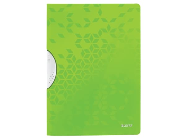 Leitz WOW ColorClip - Klipsfil - for A4 (210 x 297 mm) - kapasitet: 30 ark - grønn