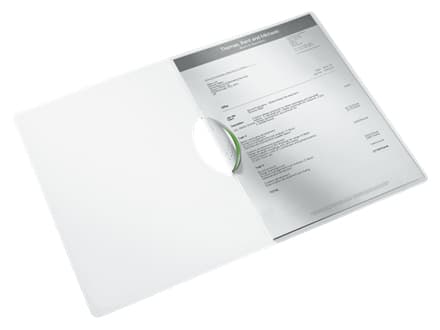 Leitz WOW ColorClip - Klipsfil - for A4 (210 x 297 mm) - kapasitet: 30 ark - grønn