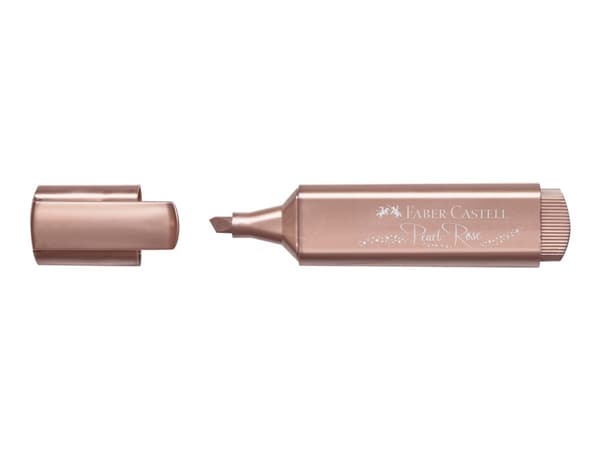 Faber-Castell TEXTLINER 46 Metallic - Överstrykningspenna - pearl rose - vattenbaserat bläck - 1-2-5 mm