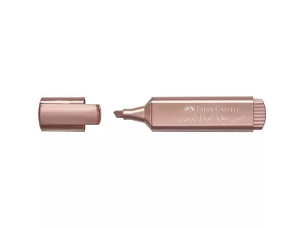 Faber-Castell TEXTLINER 46 Metallic - Överstrykningspenna - pearl rose - vattenbaserat bläck - 1-2-5 mm