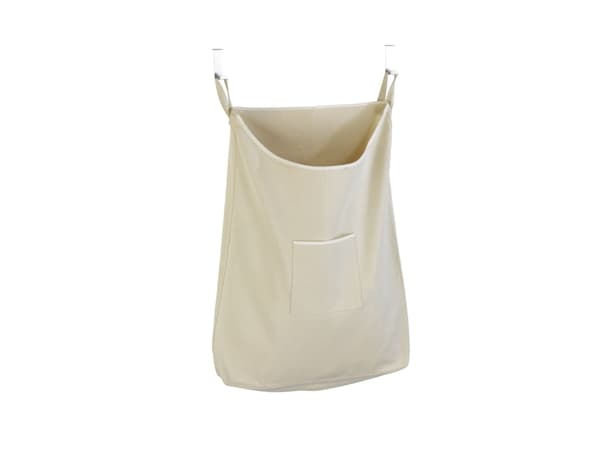 WENKO Canguro, 65 l, Bomull, Rustfritt stål, Beige, Sølv, Hengekrok, 520 mm, 100 mm