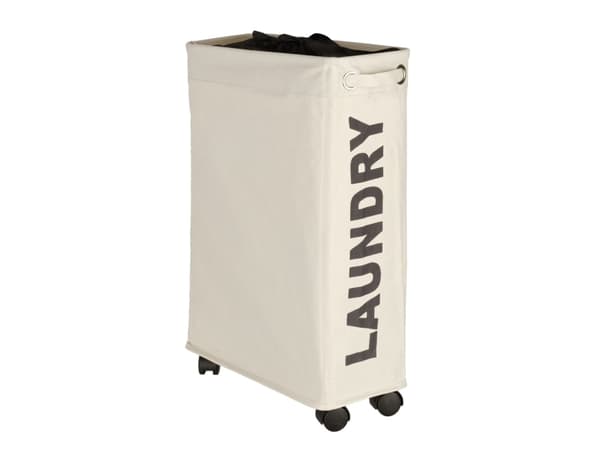 WENKO 3450113100, 43 l, Rektangulær, Polyester, Beige, Sort, 185 mm, 400 mm