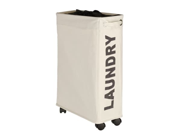 WENKO 3450113100, 43 l, Rektangulær, Polyester, Beige, Sort, 185 mm, 400 mm