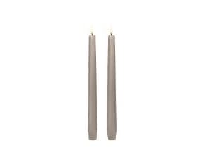 LED Stagelys Uyuni Ø2.3xH25.2cm Uden Fjernbetjening Sandstone,2 stk/pk