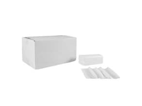 Handduksark C-Fold 2-lagers L31xB22,2xD9,5cm Nyfiber Vit Märkt Insida/Utsida,15 pk x 162 st/crt