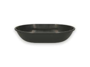 Plastskål Verive Take Away Flergangs Oval L225xB174xH49mm 1000ml 34oz Mørke Grå,36 stk/pk