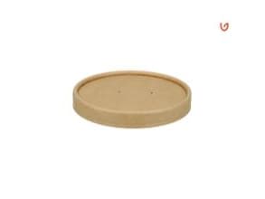 Låg Verive Rund Ø15cmxH1.5cm Pap/PLA,50 stk/ps - (50 stk.)