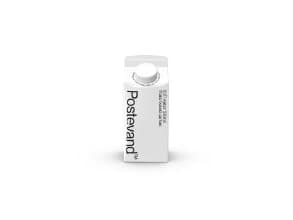 Drikkevand Postevand 0.33ltr L59xB59xH133mm PAP Med skruelåg Hvid,24 stk/krt