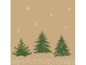 Servett Bio Dunisoft L40xW40cm FSC Humble Trees,6 pk x 60 st/crt